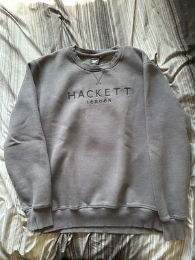 Austin Martin Hackett London Grey Crewneck Men’s Size 4XL